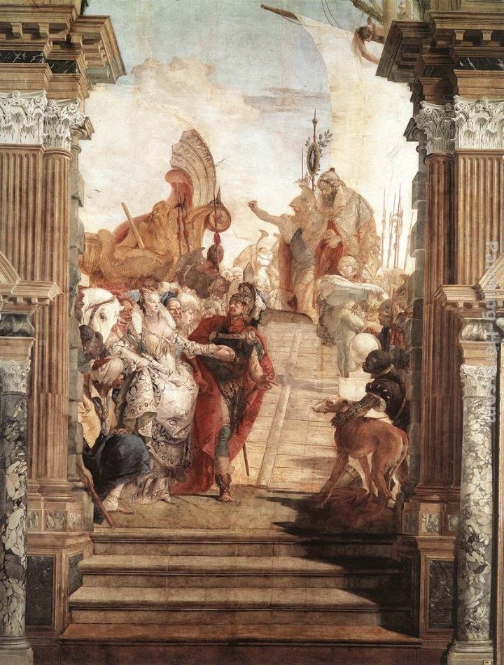Giovanni Battista Tiepolo The Meeting of Anthony and Cleopatra